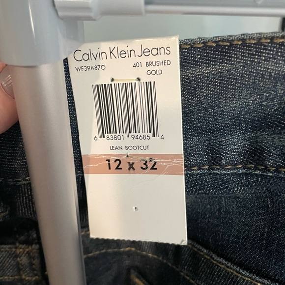 NWT Calvin Klein slim fit bootcut jeans 12x32 - Picture 8 of 10